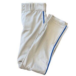 Like New Champro Youth (Teen) White Baseball Pants with Blue Piping | Youth XL